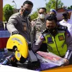 Polres Bojonegoro Musnahkan Puluhan Knalpot Brong 2