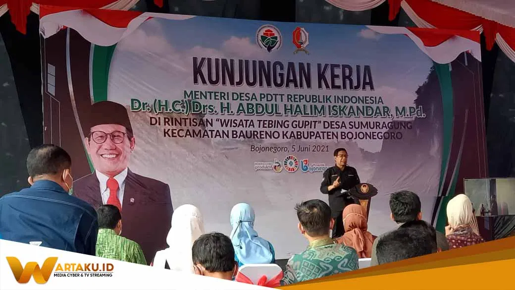 Mentri Desa Dorong Pembangunan Wisata Desa Di Bojonegoro 2