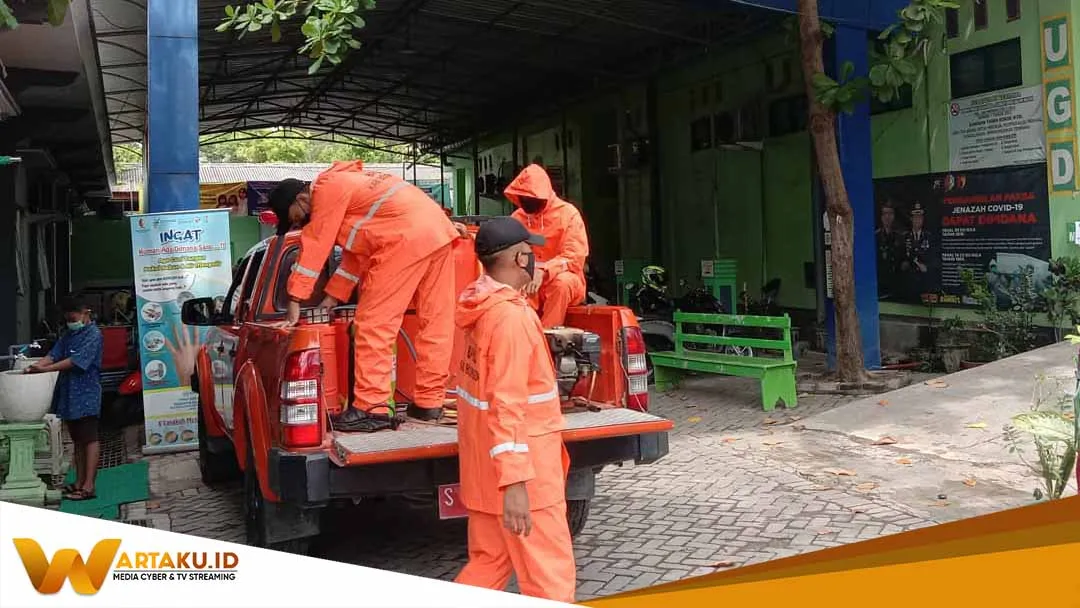 Tim BPBD Di Banjiri Pemintaan Disinfektan 2