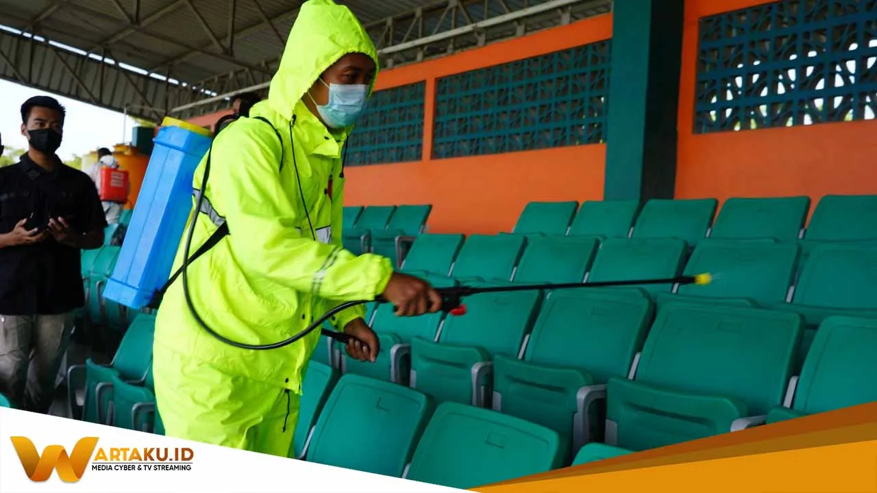 Tim Gugus Tugas Lakukan Penyemprotran Disinfektan