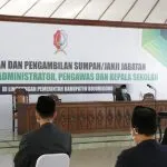 132 Pejabat Dilantik Dengan Prokes Ketat
