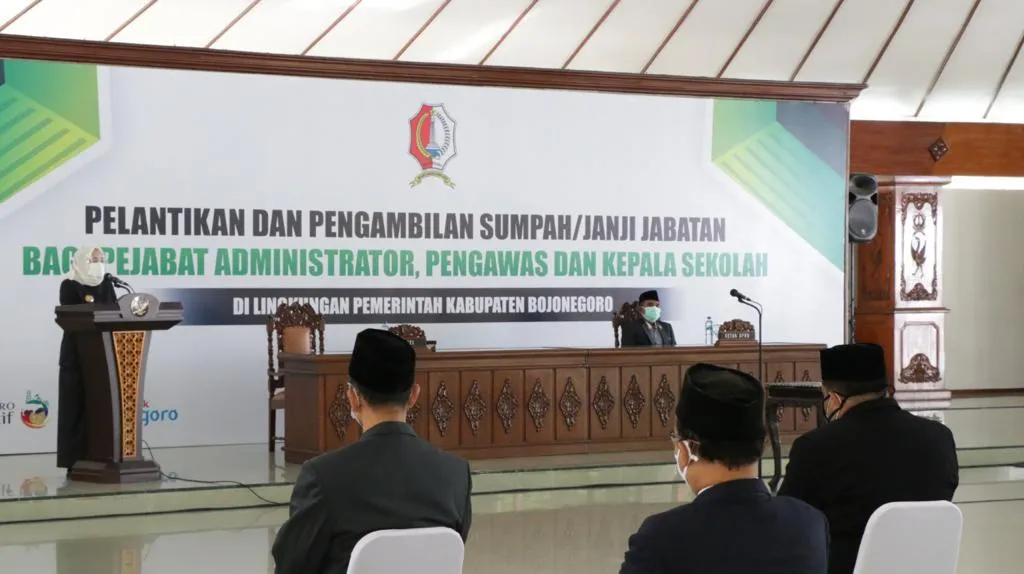 132 Pejabat Dilantik Dengan Prokes Ketat