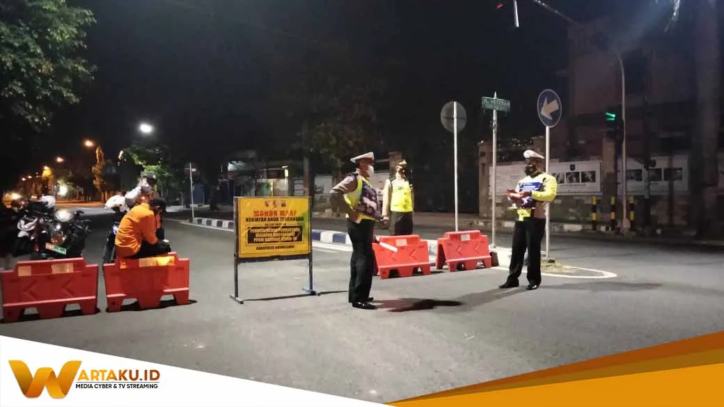 3 Titik Pembatasan Ruas Jalan Kota Bojoneogoro Selama PPKM Darurat