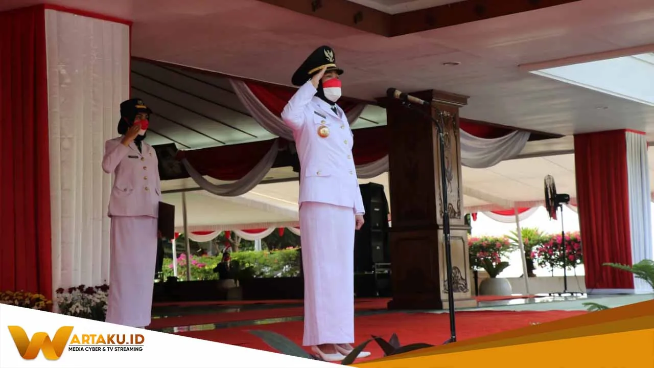 Bupati Bojongoro Pimpin Upacara HUT RI Ke 76 1