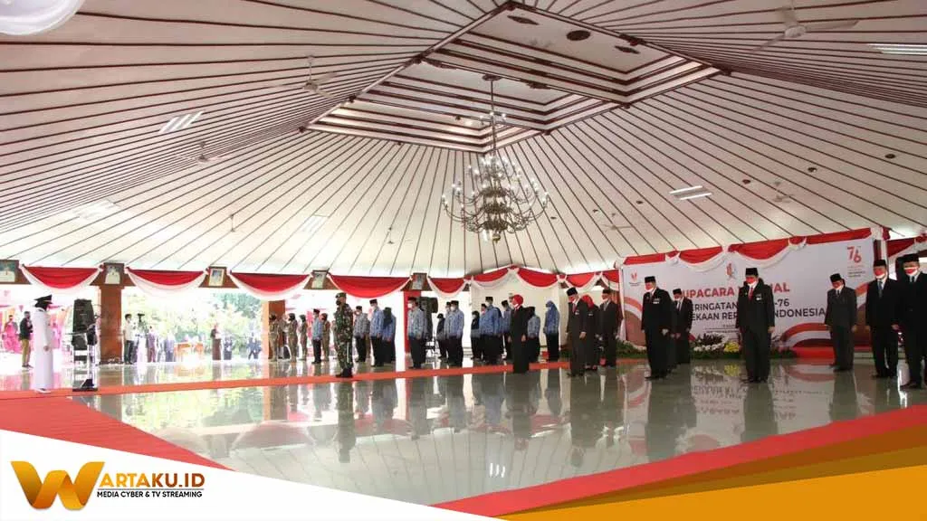 Bupati Bojongoro Pimpin Upacara HUT RI Ke 76 2