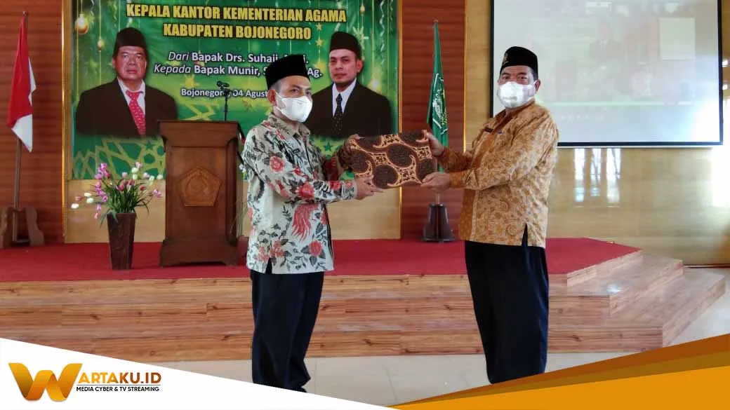 Serah Terima Program Kerja Lanjutan Kepala Kemenag Bojonegoro