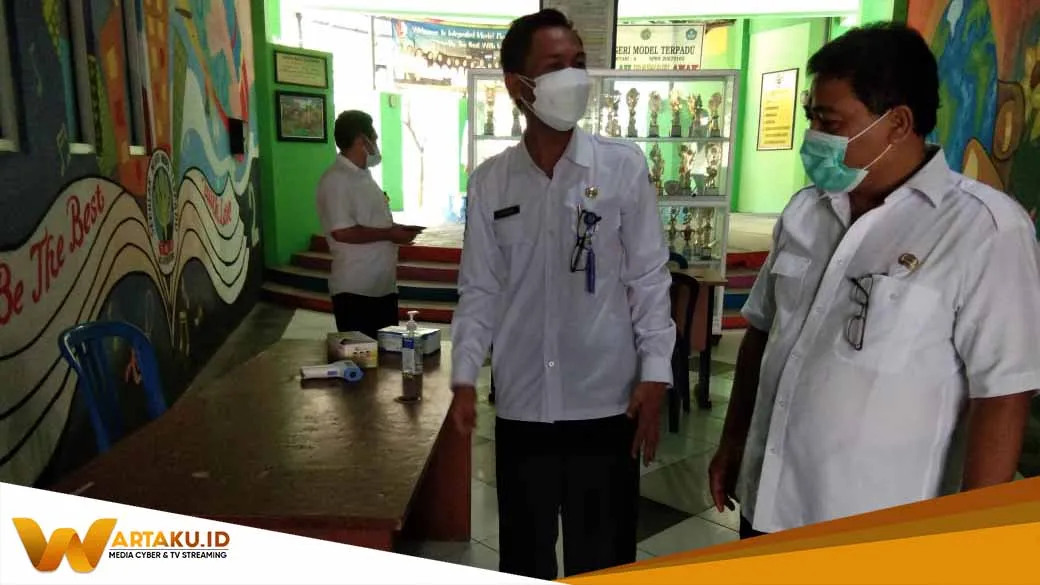Dinas Pendidikan Lakukan Kunjungan Ke Sekolah Di Hari Pertama PTM Terbatas 2