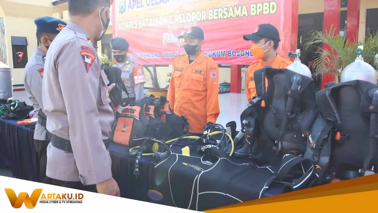 SAR Brimob BPBD Bojonegoro Laksanakan Apel Gelar Peralatan 2
