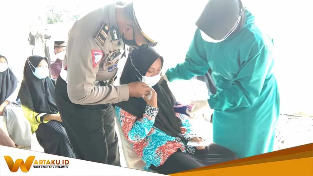 Satlantas Bojonegoro Jadi Orang Tua Asuh Terhadap 55 Anak Yatim Korban Covid 19 3