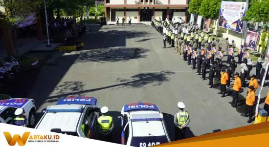 Wakapolres Pimpin Apel Gelar Pasukan Operasi Patuh Semeru 2021