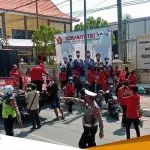 Dukung Proses Hukum Laporan Wabup Kepada Bupati PDIP Bojonegoro Gelar Aksi