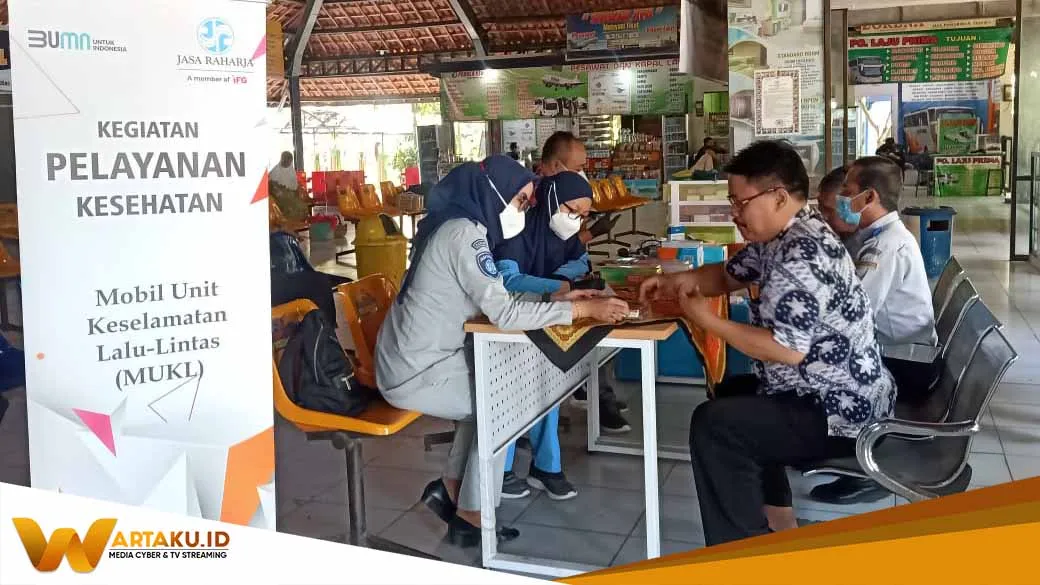 Jasa Raharja Gelar Cek Kesehatan Gratis Secara Rutin di Terminal Rajekwesi Jasa Raharja Gelar Cek Kesehatan Gratis Secara Rutin Di Terminal Rajekwesi