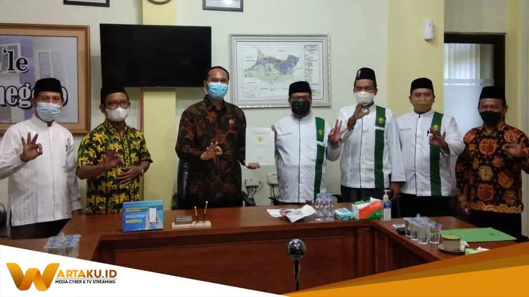 Percepatan Penerbitan Sertifikat Tanah Wakaf NU Dan MD Melakukan Penandatanganan MOU 1