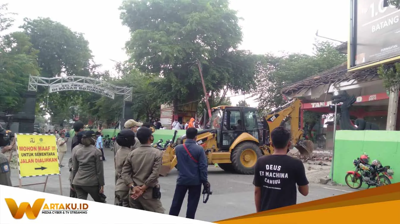 Sebelum Gusur Pemkab Bojonegoro Sudah Kirim Surat Peringatan Ke Pedagang TBS