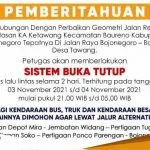 Adanya Perbaikan Perlintasan Kereta Api Satlantas Terapkan Buka Tutup Jalur Lalu Lintas Di Babat Bojonegoro 1
