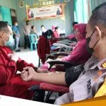 Brimob Bojonegoro Menggelar Donor Darah Dalam Rangka Memperingati Hari Korps Brimob Ke 76