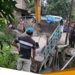 Jembatan Penghubung Antar RT Di Gang SMKN Dander Ambruk 1