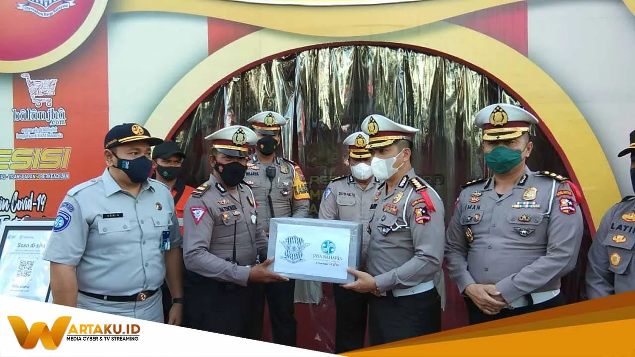 Tinjau Pos Pelayanan Korlantas Mabes Polri Sebut Bojonegoro Siap Laksanakan Oprasi Lilin Tahun Baru 1