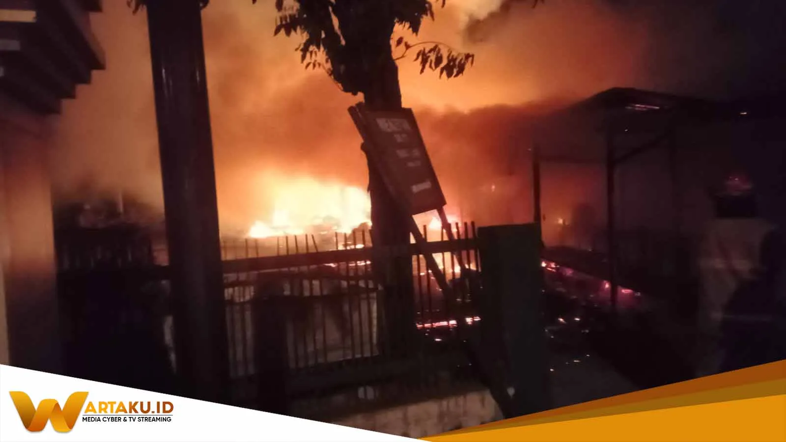 6 Kios Terbakar Kerugian Capai Rp 22 Juta 2