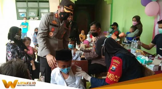 Ikuti Vaksinasi Anak Usia 6 11 Tahun Siswa Siswi MI Al Rosyid Mendapat Hadiah Dan Hiburan 1