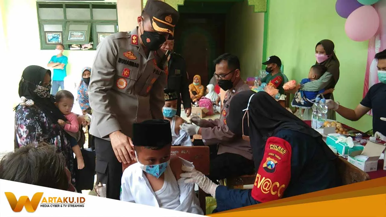 Ikuti Vaksinasi Anak Usia 6 11 Tahun Siswa Siswi MI Al Rosyid Mendapat Hadiah Dan Hiburan 1