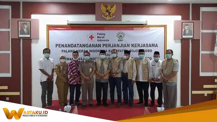 PMI Dan DMI Bojonegoro Bersinergi Terlibat Aksi Kemanusiaan