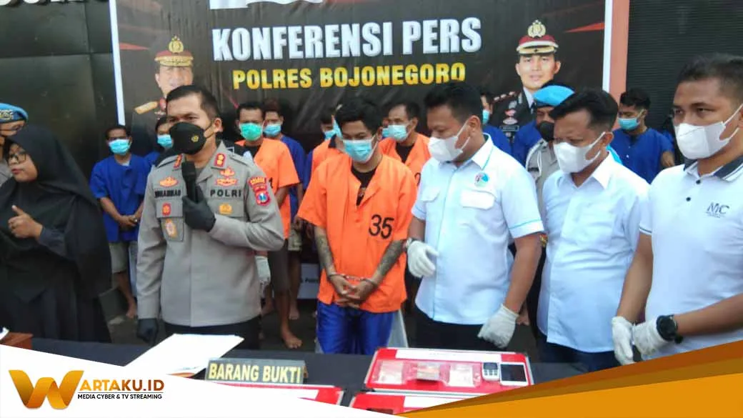 Polres Bojonegoro Bekuk 5 Orang Penyalahgunaan Narkoba 2