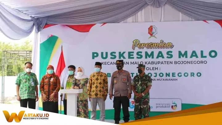 Tingkatkan Layanan Kesehatan Bupati Bojonegoro Anna Muawanah Resmikan Puskesmas Malo
