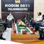 Jalin Sinergitas HIPMI Kunjungi Kodim 0813 Bojonegoro