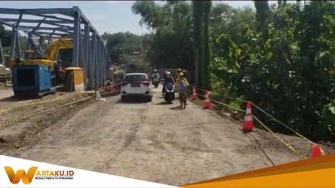 Jembatan Darurat Ngantru Sudah Bisa Dilewati Dengan Maksimal Berat 5 Ton