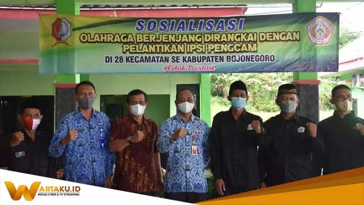 Pengurus IPSI Kecamatan Dilantik Dinpora Bojonegoro Siapkan Fasilitas Olahraga