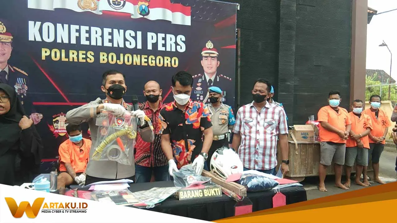 3 Dari 6 Orang Pelaku Perampokan Diamankan Polres Bojonegoro 1