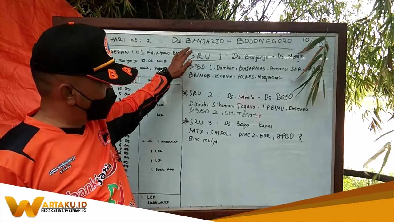 Belum Ditemukan Pencarian Hari Ke 2 Korban Tenggelam Di Banjarejo Kerahkan 95 Personil 2