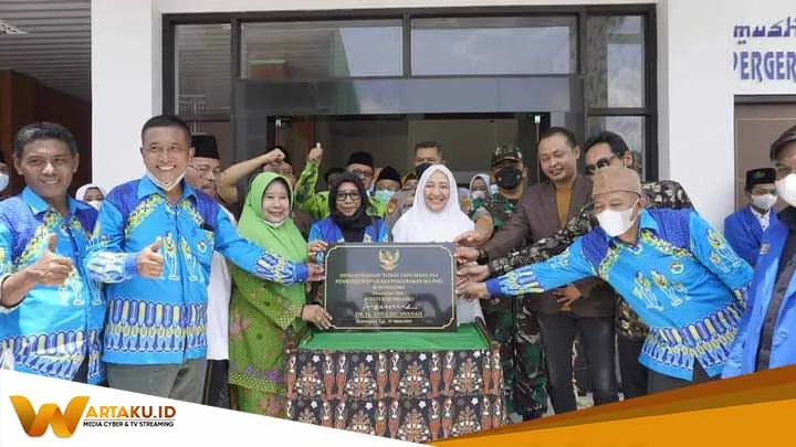 Bupati Anna Resmikan Gedung Graha Pergerakan IKA PMII Bojoneogro