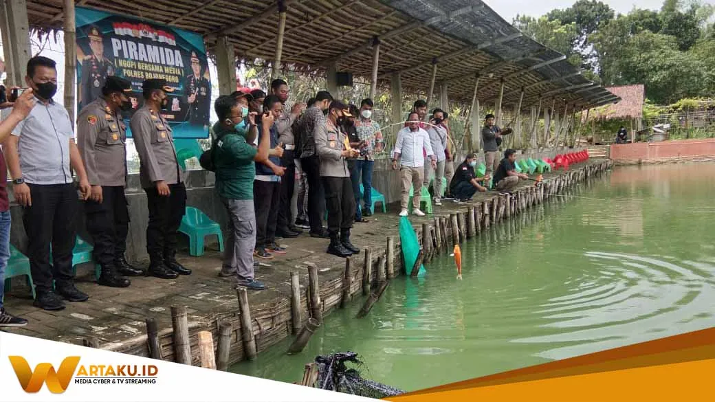 Gelar Piramida Kapolres Bojonegoro Pererat Silaturahmi Dengan Media 1