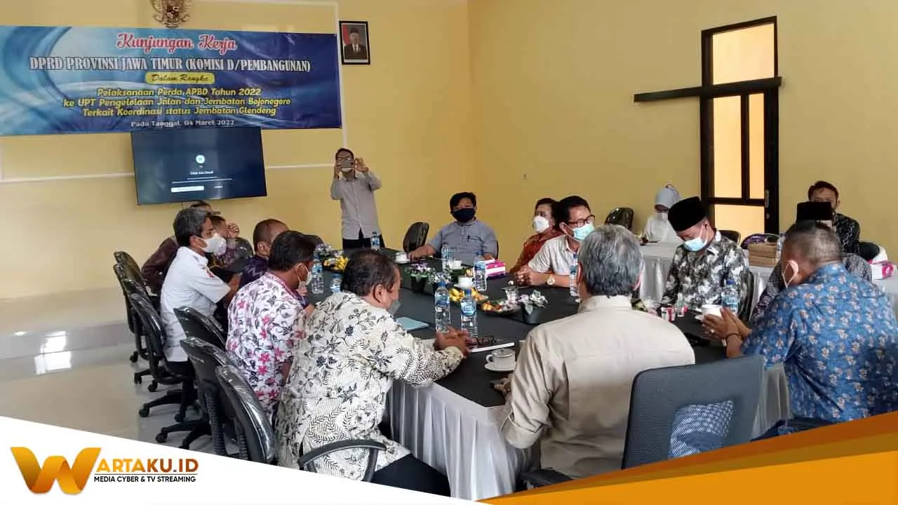 Komisi D DPRD Provinsi Jatim Pertemukan Kabupaten Tuban Dan Kabupaten Bojonegoro Untuk Solusi Jembatan Glendeng