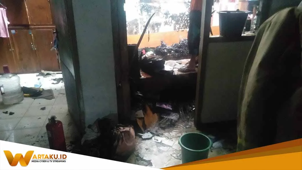 Konsleting Listrik Pondok Pesantren Di Kalitidu Terbakar 2