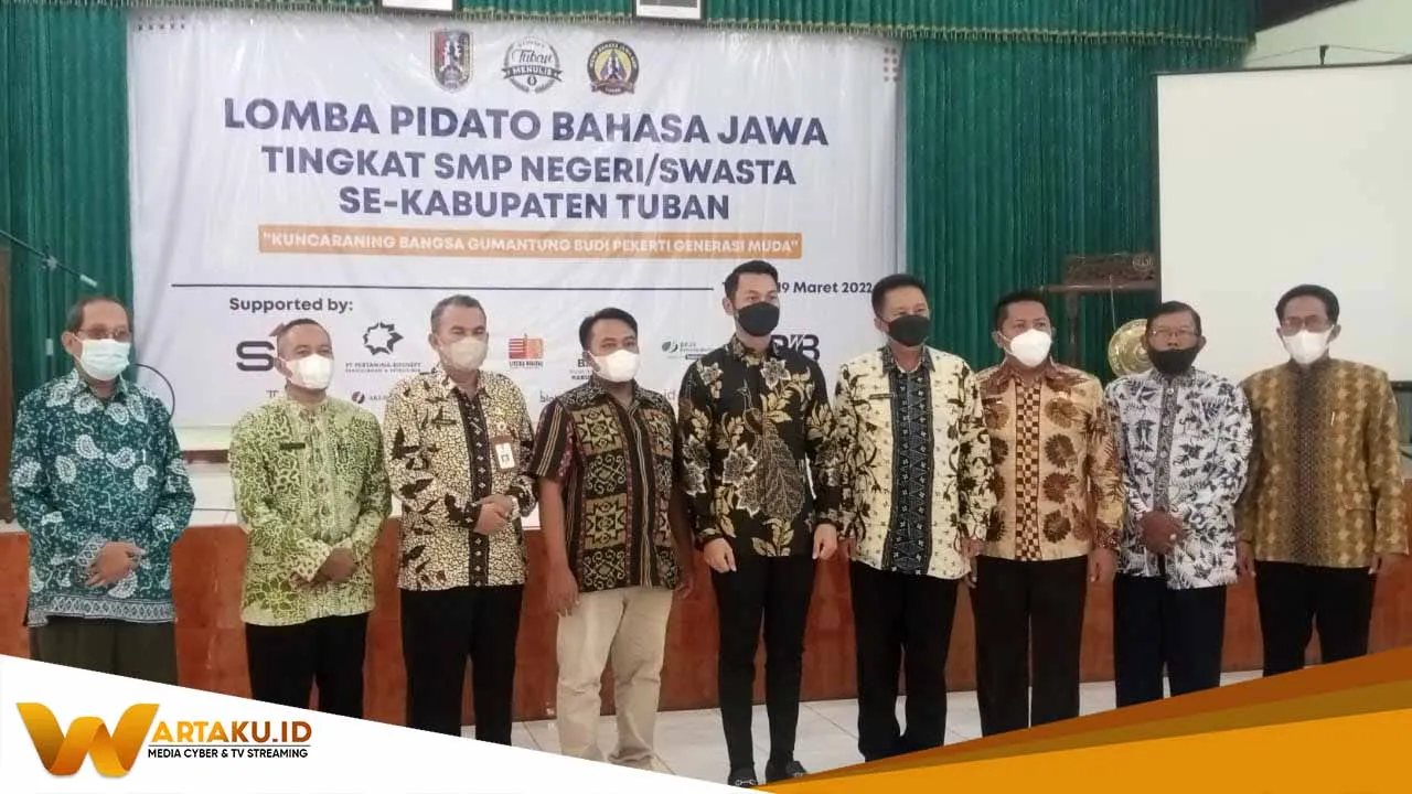 Mas Bupati Buka Lomba Pidato Bahasa Jawa Di Aula Dinas Pendidikan Kabupaten Tuban