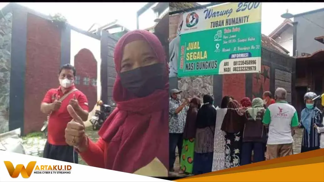 Sedekah Berjamaah Tuban Humanity Buka Warung Serba Harga 2500an