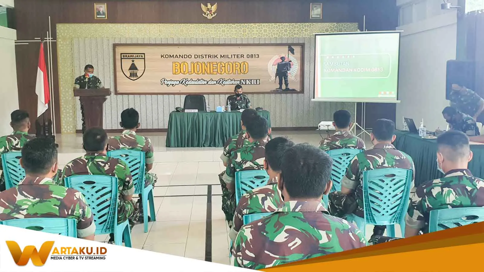 Tim Aspuantap Pusterad Kunjungi Kodim 0813 Bojonegoro