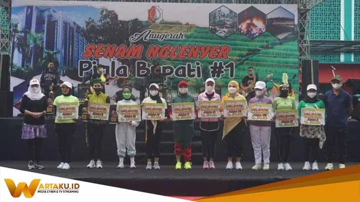 Wujudkan Infrastuktur Bojonegoro Semakin Mulus Pemkab Gelar Anugrah Senam Nglenyer