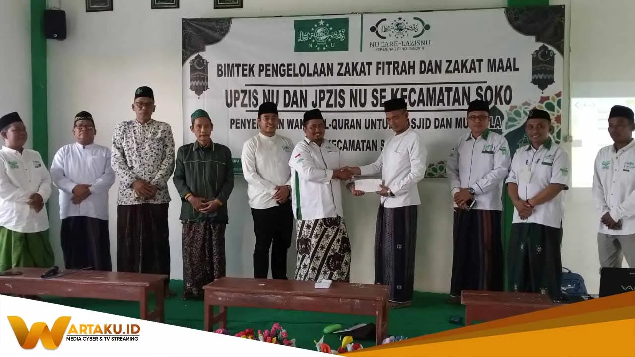 250 Mushaf Al Quran Dibagikan Dalam Bimtek Pengelolaan Zakat Fitrah Dan Maal Oleh PC Lazisnu Tuban