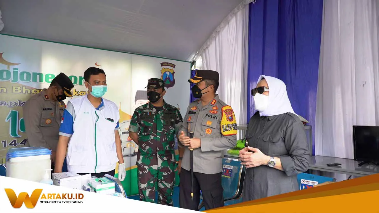 Jelang Puncak Arus Mudik Lebaran Bupati Bojonegoro Dan Forkopimda Pantau Kesiapan Posko Pemudik 2