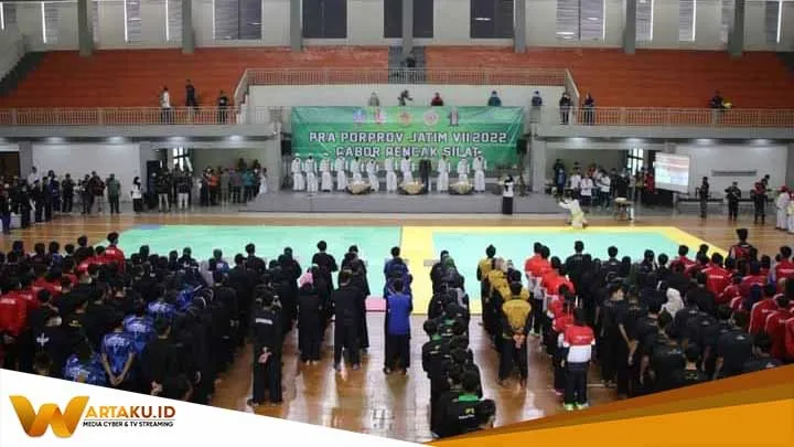 Bupati Bojonegoro Buka Pra Porprov Jatim Cabor Pencak Silat di GOR Utama Bupati Bojonegoro Buka Pra Porprov Jatim Cabor Pencak Silat Di GOR Utama