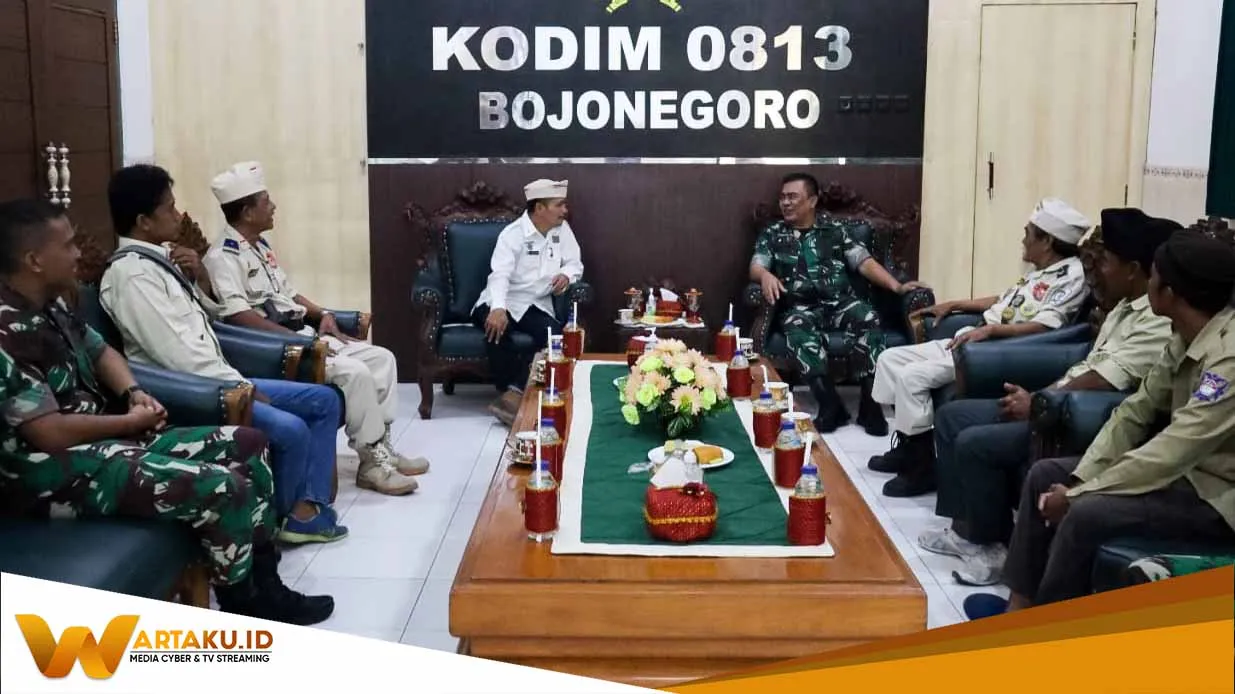 Perkuat Sinergitas Pengurus KOSTI Silahturahmi Ke Markas Kodim Bojonegoro