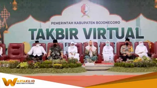 Sambut Idul Fitri 1443H, Bupati Anna dan Forkopimda Ikuti Takbir Virtual di Pendopo Sambut Idul Fitri 1443H Bupati Anna Dan Forkopimda Ikuti Takbir Virtual Di Pendopo