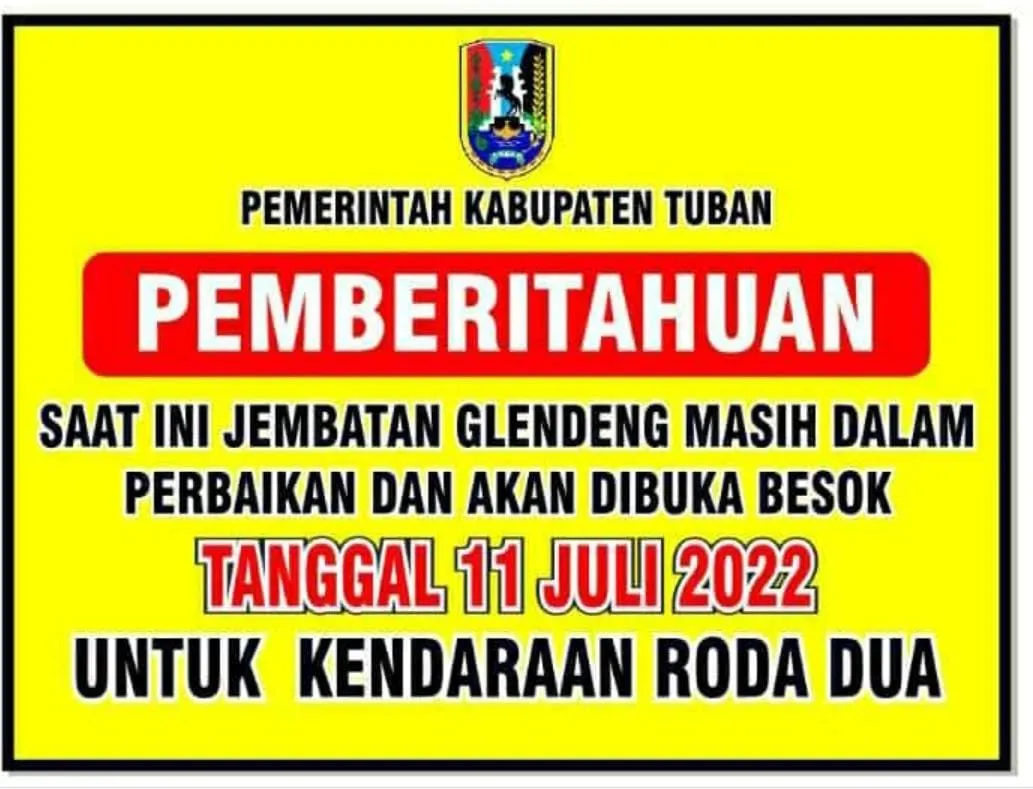 Bojonegoro Siap Terima Aset Jembatan Glendeng Titik Terang Perbaikan Akan Segera Dilakukan 2