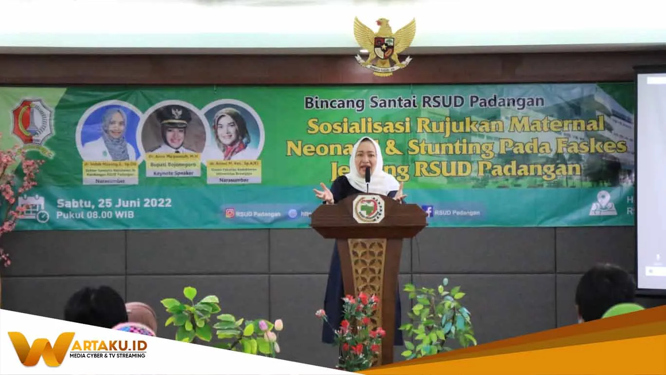 Bupati Hadiri Sosialisasi Rujukan Maternal Neonatal dan Stunting Pada Faskes RSUD Padangan 1 Bupati Hadiri Sosialisasi Rujukan Maternal Neonatal Dan Stunting Pada Faskes RSUD Padangan 1