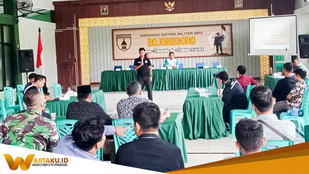 Kodim Bojonegoro Gelar Rakor Kesiapan Turnamen Liga Santri Piala KSAD