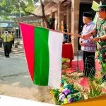 Dandim Bojonegoro Berangkatkan Ribuan Peserta Pawai Taaruf Santri Ponpes Al Rosyid